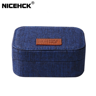 Nicehck เคสหูฟัง ผ้าแคนวาส กันกระแทก แบบพกพา ระดับไฮเอนด์ อุปกรณ์เสริม สําหรับ NX7 MK3 TANCHJIM