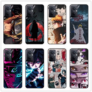 เคสโทรศัพท์มือถือกระจกนิรภัย แบบแข็ง กันกระแทก ลายการ์ตูนนารูโตะ สําหรับ Reno 75g Reno 7z Reno7 Lite F21 pro 5G