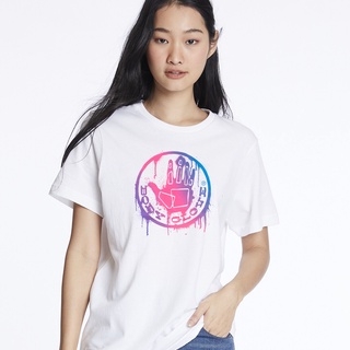 เสื้อยืดโอเวอร์ไซส์LL Street BODY GLOVE Unisex Graphic Tee T-Shirt เสื้อยืด สีขาว-00 สไตล์ใหม่S-3XL