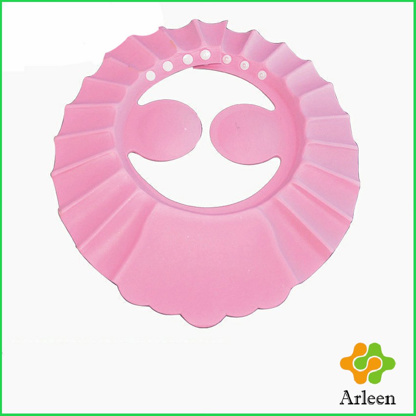 arleen-หมวกอาบน้ำ-กันน้ำ-สำหรับสระผมเด็ก-ปิดหูปรับได้-baby-waterproof-shampoo-cap