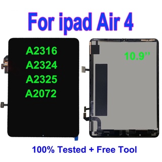ภาพหน้าปกสินค้าหน้าจอสัมผัส LCD 10.9 นิ้ว แบบเปลี่ยน สําหรับ IPad Air 4 Air 4 4th Gen 2020 A2316 A2324 A2325 A2072 IPad Pro 10.9 ที่เกี่ยวข้อง