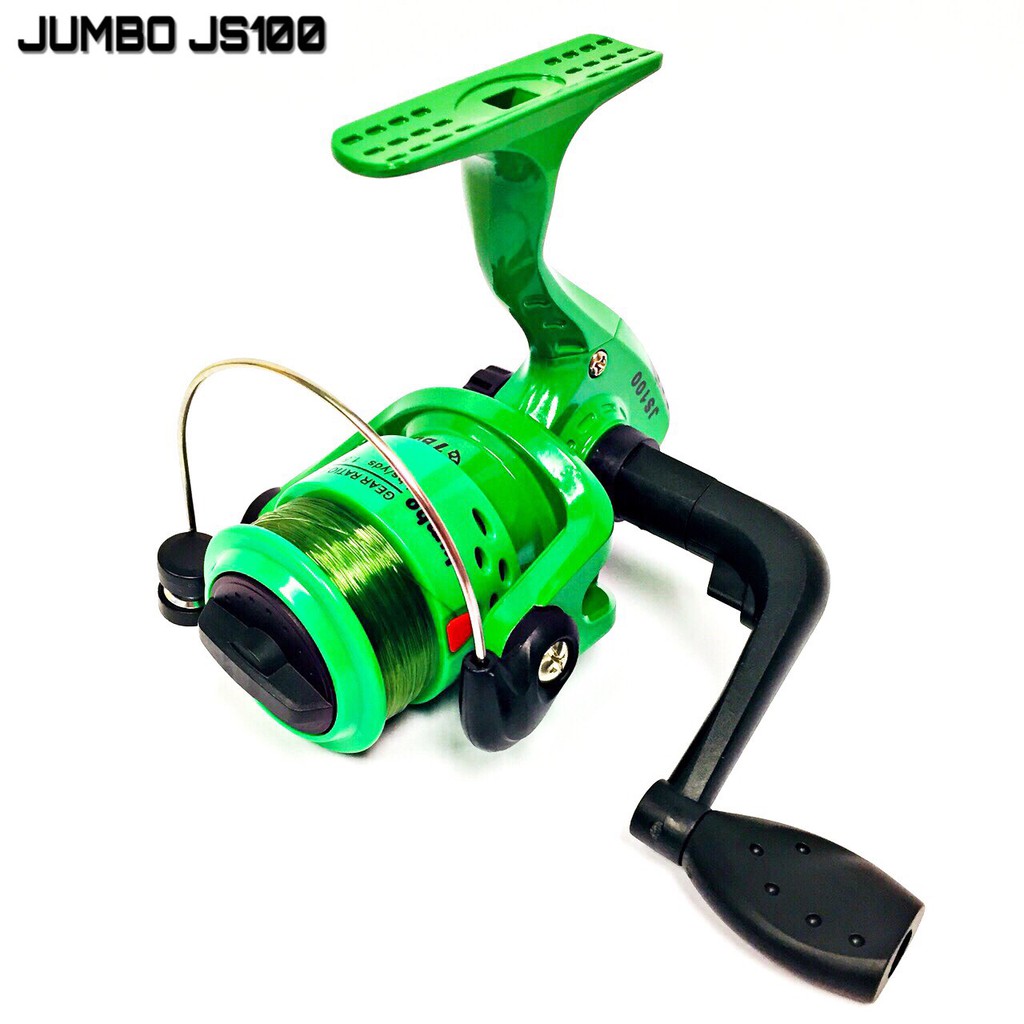 jumbo-js100-รอกสปินนิ่ง-อุปกรณ์ตกปลา-spinning-คุณภาพสูง-หน้าดินสปิ๋วประมงน้ำจืดน้ำเค็ม
