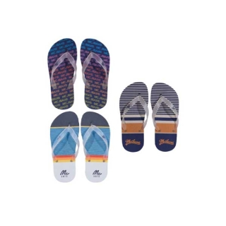 โปรโมชั่น : Mc JEANS รองเท้าแตะ รองเท้า Mc แท้ พื้นยาง พิมพ์ลาย ทรงสวย สวมใส่สบาย สามารถใส่ได้ทั้ง ชาย และ หญิง M09Z02