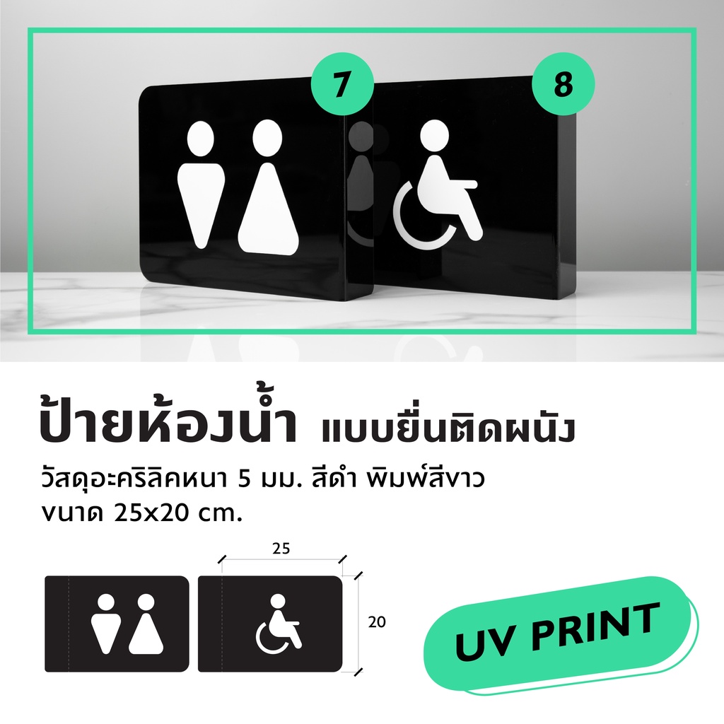 ป้ายสัญลักษณ์ห้องน้ํา-ป้ายห้องพัก-ป้ายอะคริลิค-ป้ายป๊อปอัพ-ป้ายกลางแจ้ง