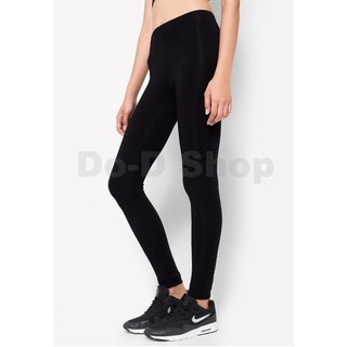 [ใช้โค้ดSMESHOP0ลด70.-]ไซส์XL สีดำLegging กางเกงเลกกิ้ง ขายาวเรียวสวย ผ้าSpandexแท้