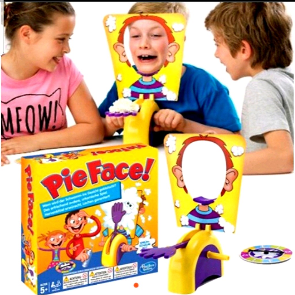 พายเฟส เกมส์ตบหน้า Pie Face Game พายเฟสแบบยืน พายเฟสแบบ1หน้า พายเฟสแบบ2