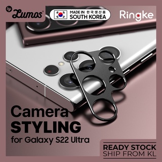 Ringke Camera STYLING การป้องกันกล้อง แบบเต็มรูปแบบ สําหรับ Samsung Galaxy S22 Ultra Series