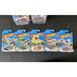 Hot Wheels Glow Racers Set - ( Complete Set ) - Glow in the dark ...