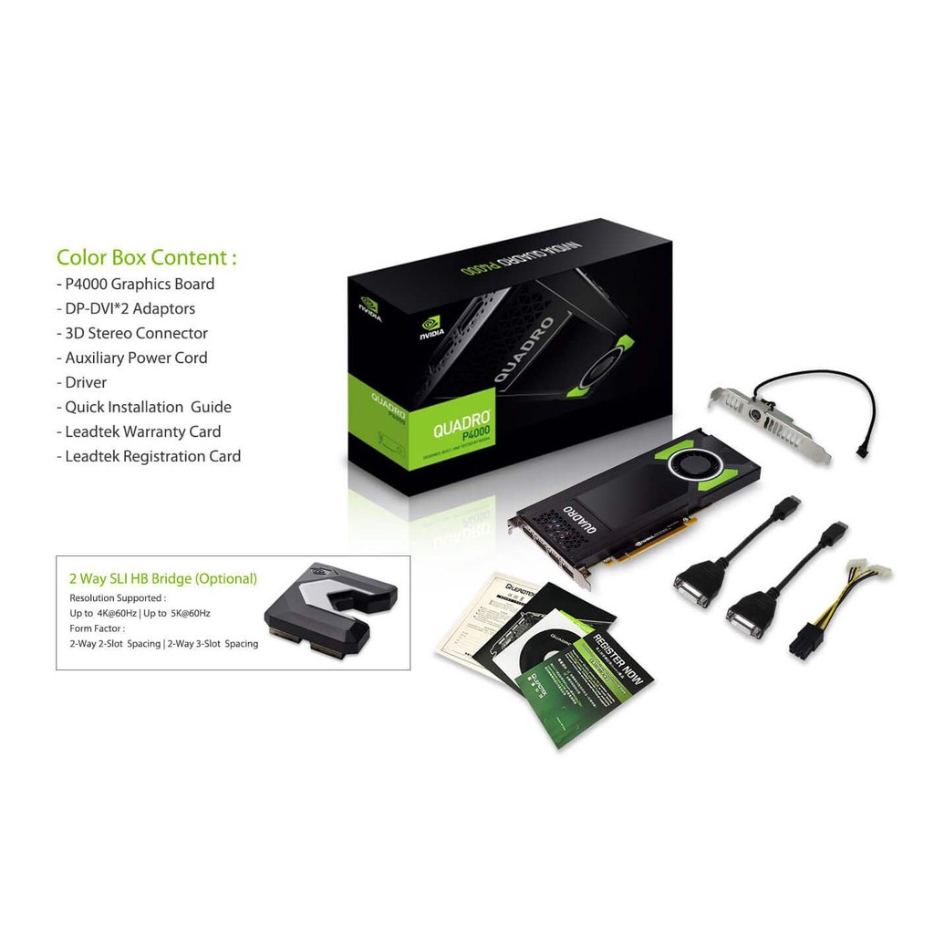 Leadtek shop quadro p4000