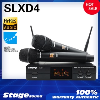 SHURE SLXD4 ระบบไมโครโฟนไร้สายดิจิตอลสัญญาณเสถียรประสิทธิภาพสูงเหมาะสำหรับวิศวกรรมเสียงและการแสดงบนเวที