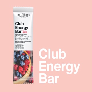 ภาพหน้าปกสินค้าClub Energy Bar Whole Berries (35 g.) ราคาแท่งละ 59 บาท ที่เกี่ยวข้อง