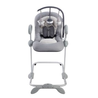 BEABA เก้าอี้โยกพร้อมของเล่นสำหรับเด็ก Up &amp; Down Bouncer III Play Arch -HEATHER GREY