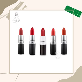 ภาพหน้าปกสินค้าสิปสติกแมค M.A.C power kiss lipstick #Marrakesh #RubyWoo #LadyBug #Chili #Dubonnet 3g. ซึ่งคุณอาจชอบราคาและรีวิวของสินค้านี้