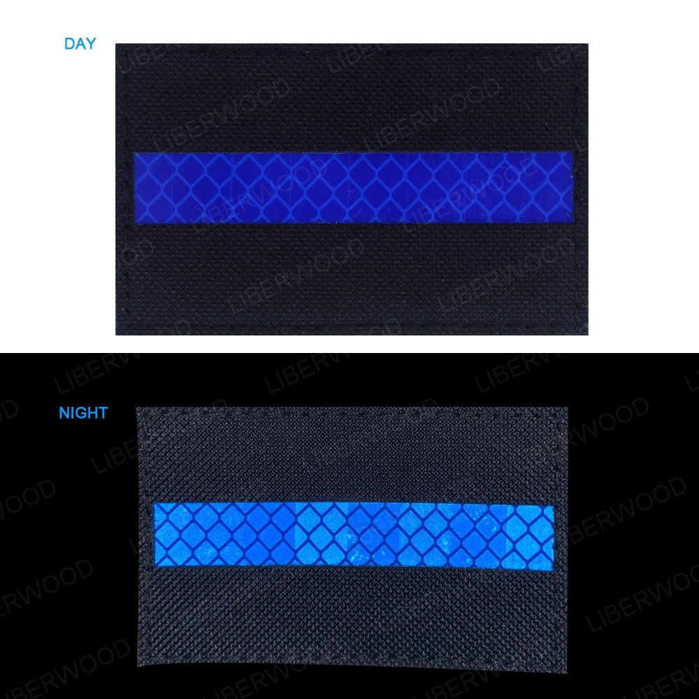 IR Infrared Safety Patch Fire Fighter Police Thin Blue Red Yellow Line ...