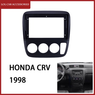 ชุดกรอบเครื่องเล่นวิทยุ 9 นิ้ว สําหรับ Honda CRV 1998 Android Player 2 Din