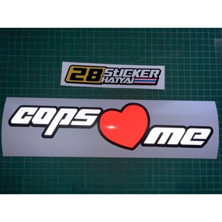 สติ๊กเกอร์ JDM cops love me