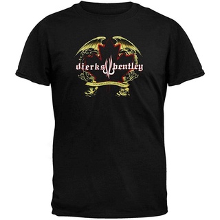 HH Dierks Bentley - Maple Leaf 07 Tour T-Shirt - 2X-Large Black เสื้อยืด new คอกลมเสื้อยืด