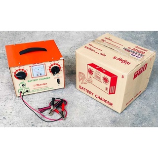 Marten #ตู้ชาร์จแบตเตอรี่ #เครื่องชาร์จแบตเตอรี่ ขนาด 30A  24V (สีส้ม) คอยส์ทองแดงแท้ 100%