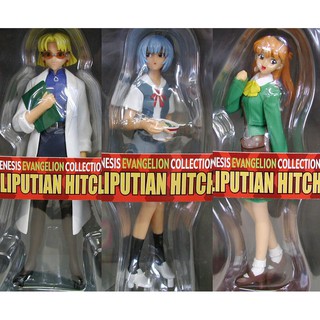 (แท้มือหนึ่งและทือสอง) Evangelion Collection Figure -LILLIPUTIAN HITCHER (Ayanami Rei ,Asuka Ritsuko)