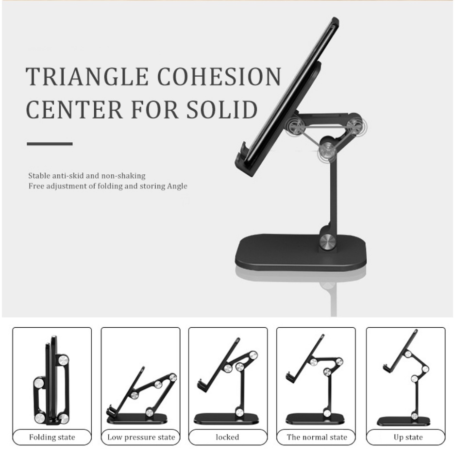 ที่วางมือถือ-4-7-นิ้ว-ขาตั้งมือถือ-ขาตั้งtablet-พับได้-ที่ยึดมือถือ-ที่วางแท็บเล็ต