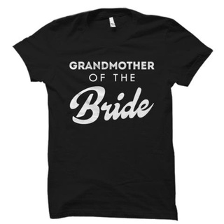 เสื้อยืดโอเวอร์ไซส์เสื้อยืด แบบนิ่ม พิมพ์ลาย Grandmother Of The Bride Gildan สําหรับผู้ชาย และผู้หญิงS-3XL