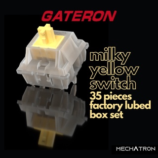 ภาพหน้าปกสินค้า[Box Set]Gateron Milky Yellow Switch PRO Factory Pre-Lubed Linear สวิตช์ สำหรับ Mechanical Keyboard รุ่นโปร ลูปจากโรงงาน ที่เกี่ยวข้อง