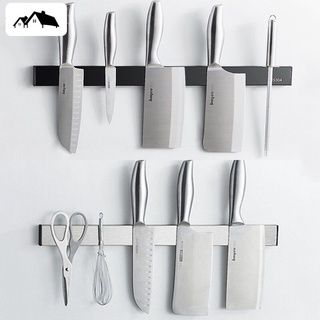 [KB-01] Magnetic Self-adhesive Knife Holder Stainless Steel Block Kitchen Utensil