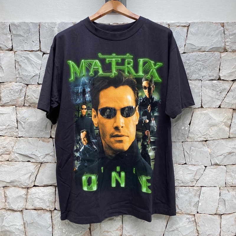 เสื้อยืดผ้าฝ้ายพิมพ์ลายขายดีเสื้อ-the-matrix-by-marino-morwood-สินค้านำเข้าจาก-uk