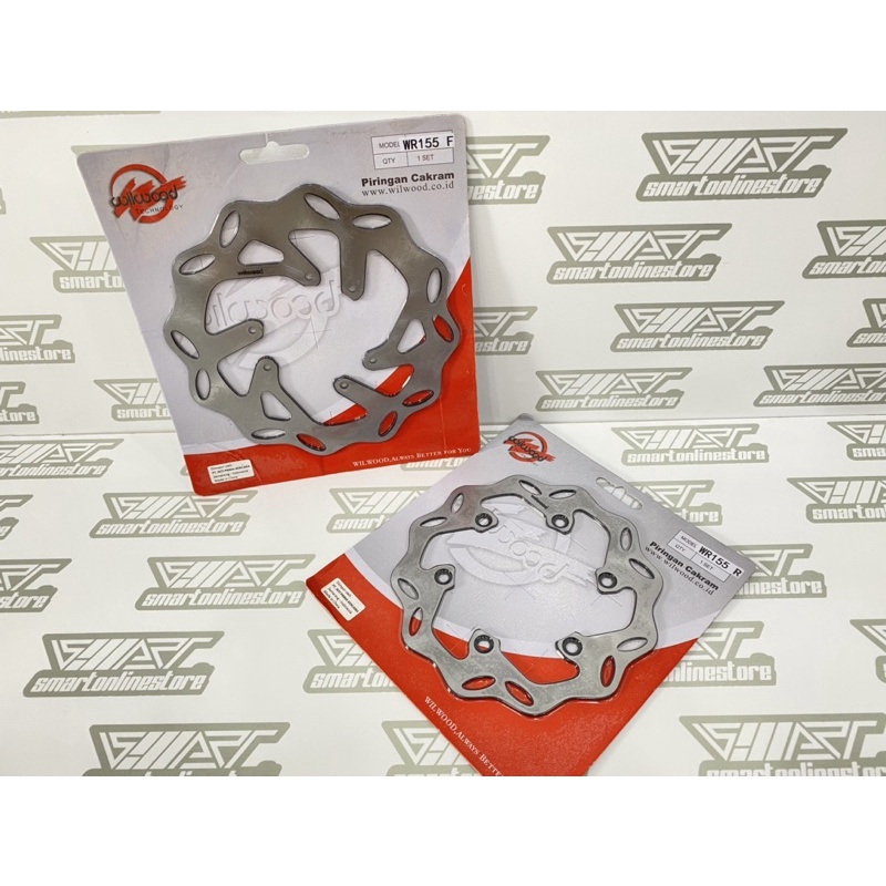 แผ่นดิสก์ด้านหน้าและด้านหลัง WR 155 (2 ชิ้น) | Shopee Thailand