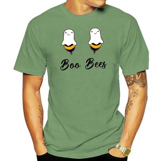 เสื้อยืดโอเวอร์ไซส์เสื้อยืด พิมพ์ลาย Boo Bees Let It Be Halloween สไตล์วินเทจ เหมาะกับปาร์ตี้ฮาโลวีน สําหรับแม่ และลูกS-