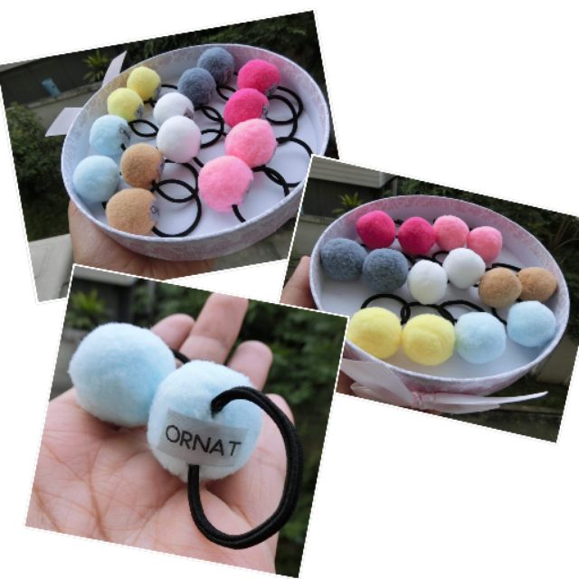 ยางรัดผมเด็ก-pompom-ราคา-50-บาท-คู่