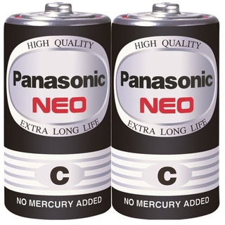 ถ่านไฟฉาย R14NT/2SL C ( 2ก้อน / แพ็ค ) Panasonic NEO