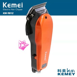 KEMEI รุ่น KM-9012 ปัตตาเลี่ยนตัดผม มอเตอร์แรง มาพร้อมหวีรอง 4 ขนาด ปัตตาเลี่ยน แบตตาเลี่ยน บัตตาเลี่ยน บัตเลี่ยนตัดผม