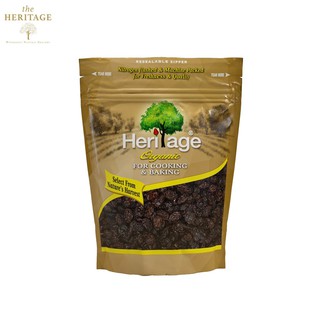 ลูกเกดดำ (ออร์แกนิค) 500 ก.เฮอริเทจ Heritage Organic Thompson Seedless Raisins 500 g. พร้อมส่ง มีเก็บปลายทาง