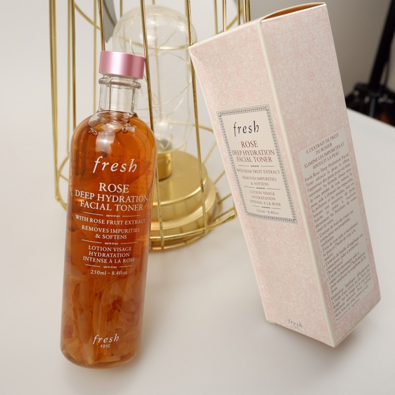 ถูกสุด-พร้อมส่ง-fresh-rose-deep-hydration-facial-toner-ขนาด250ml