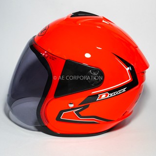 หมวกกันน็อค INDEX DUNK NEW หมวกกันน็อค ของแท้100% ไซต์L สีส้ม 300IQ Racing