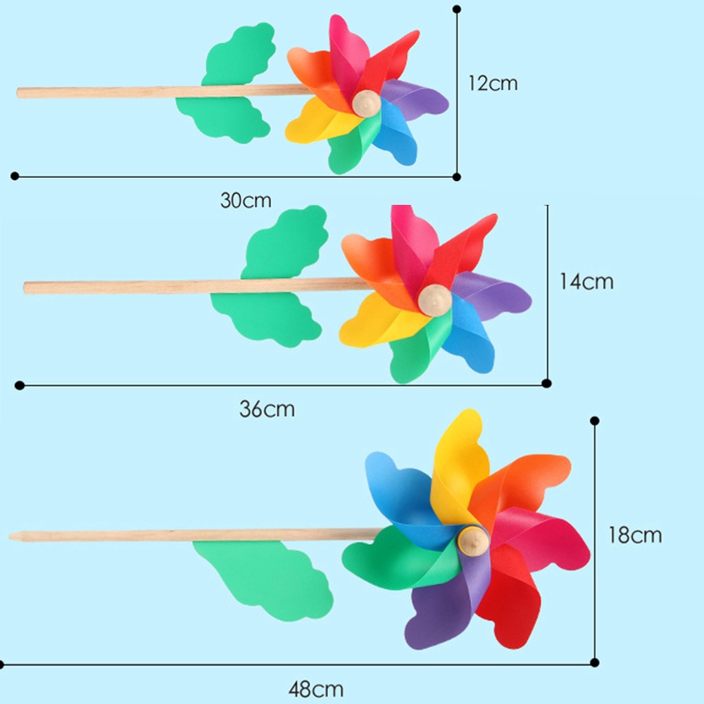 กังหันลม-หลากสี-สำหรับประดับสวน-diy