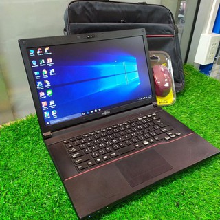 สินค้า notebook FUJITSU Core i5 Gen4 RAM 8Gb SSD240gb ฟรีกระเป๋า+เม้า+กล้องเว็บแคม+ลำโพง