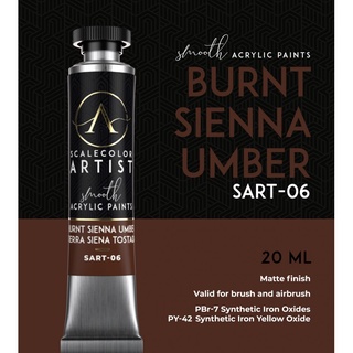 BURNT SIENNA UMBER สีโมเดลเกรดพรีเมี่ยม Scale 75