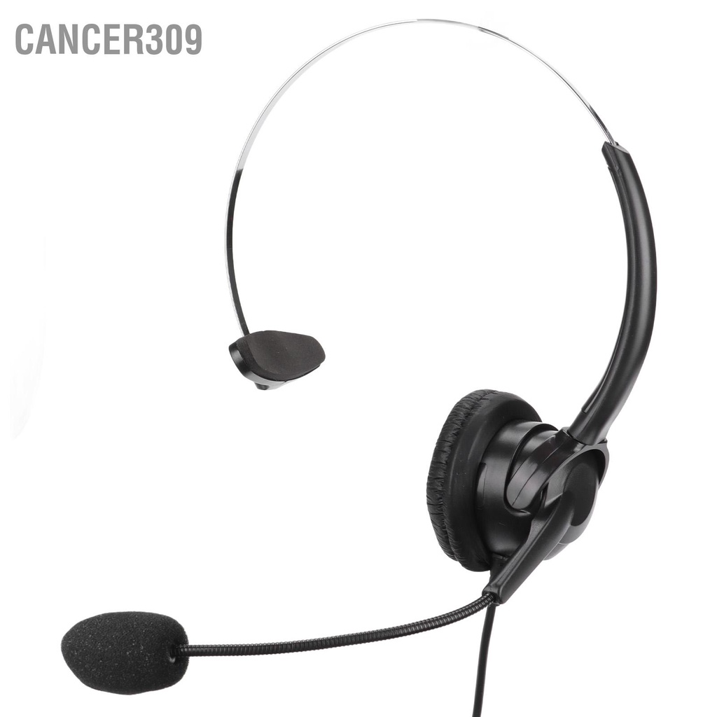 cancer309-ชุดหูฟังโทรศัพท์-rj9-พร้อมไมโครโฟน-ปรับได้-330-องศา-สําหรับบ้าน-และสํานักงาน