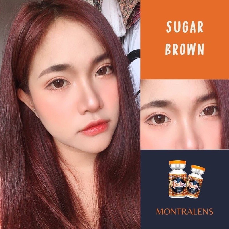 คอนแทคเลนส์-sugar-brown-gray-montra-ขนาดบิ๊กอาย-ขายดี