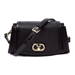 โปรโมชั่น : Playboy กระเป๋าสะพายข้างผู้หญิง ลิขสิทธิ์แท้ รุ่น ST-B223PB478 ดีไซน์ทรงกล่องโค้ง ฝาหน้าโลโก้วงรี มี 2 สีสีดำและสีครีม