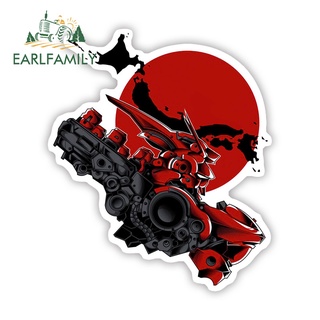 Earlfamily สติกเกอร์ Sazabi 13 ซม. X 11.1 ซม. สําหรับติดตกแต่งประตูรถยนต์ รถจักรยานยนต์