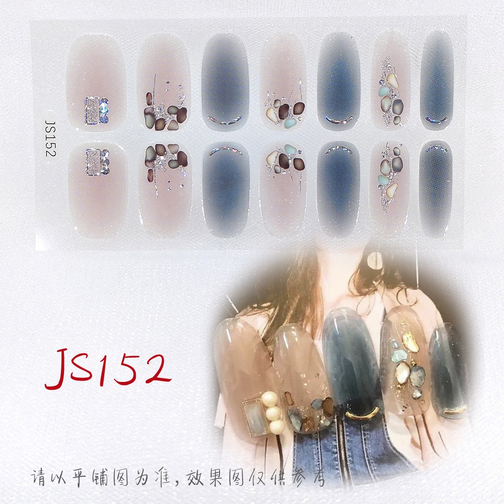 ( 14 ชิ้น ) สติ๊กเกอร์กันน้ําสําหรับตกแต่งเล็บ Js141 - Js160 | Shopee ...