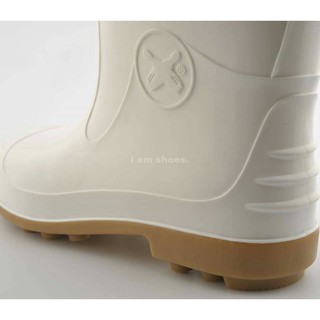 ภาพขนาดย่อของภาพหน้าปกสินค้ารองเท้าบู๊ทยางกันน้ำ Bowling สีขาว สูง 12 14 นิ้ว ไซส์ 9.5-12 จากร้าน i_am_shoes บน Shopee ภาพที่ 6