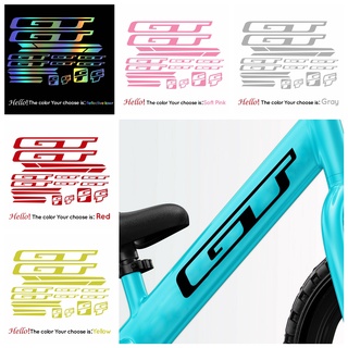 สติกเกอร์ไวนิล GT สูง 3 ซม. 10 สี สําหรับติดกรอบรถจักรยาน MTB