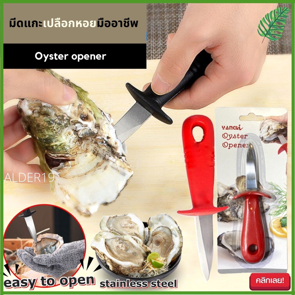 oyster-opener-แกะหอย-หอยนางรมย์-ซีฟู้ด-มีดแกะเปลือกหอยมืออาชีพ-แกะหอยนางรม-แกะเปลือกหอยอื่นๆได้-หอย-ที่แกะหอย-มีดแคะหอย