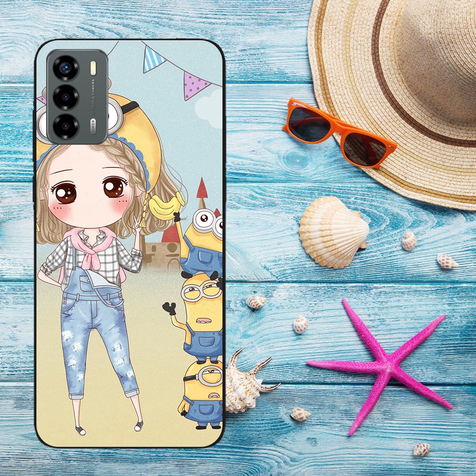 เคสโทรศัพท์มือถือซิลิโคน-tpu-ลายการ์ตูนมินเนี่ยนน่ารัก-สําหรับ-zte-blade-v40-5g-a72-4g-v40-v40-v40-5g-a72-4g-v40