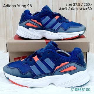 Adidas Yung 96 / Size 37.5 ยาว 23 cm. (รองเท้ามือสองของแท้)