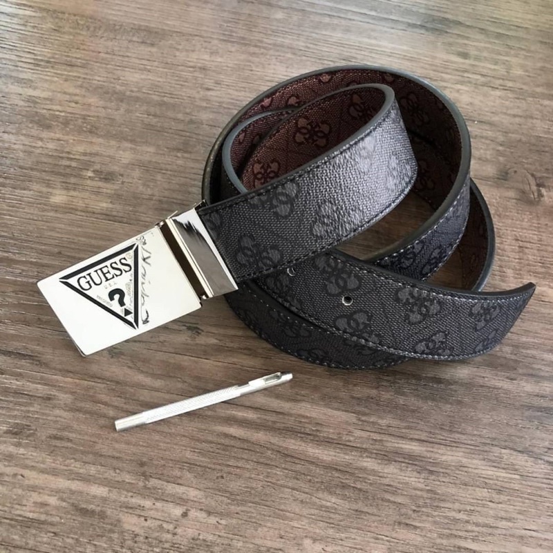 เข็มขัดguess-leather-belt-amp-wallet-set